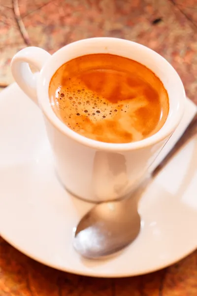 Xícara de café na sala vip — Fotografia de Stock