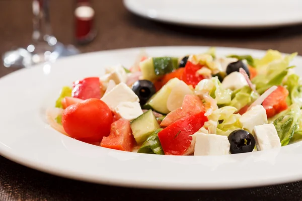 Greek salad — Stock Photo, Image