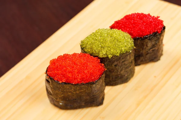 Sushi cu caviar — Fotografie, imagine de stoc