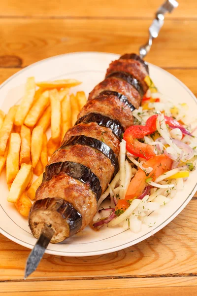 Kebab on skewers — Stock Photo, Image