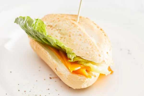 Smakelijke cheeseburger — Stockfoto