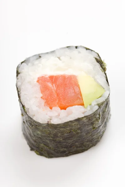 Sushi auf dem weißen — Stockfoto