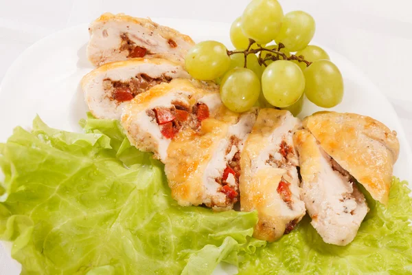 Stuffed chicken rolls — Stock Photo, Image