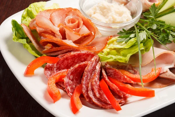 Antipasto da carne — Foto Stock