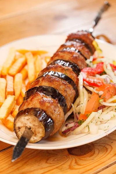 Kebab on skewers — Stock Photo, Image