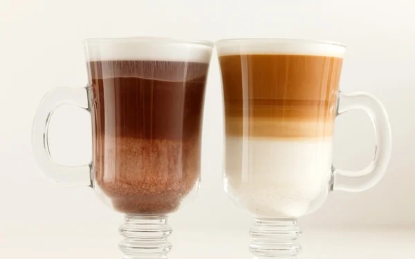 Café em camadas — Fotografia de Stock