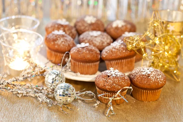 Weihnachtsmuffins — Stockfoto