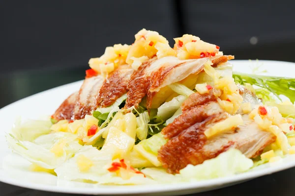 Salad with eel — Stock Photo, Image