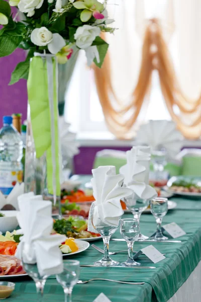 Wedding table setting — Stock Photo, Image