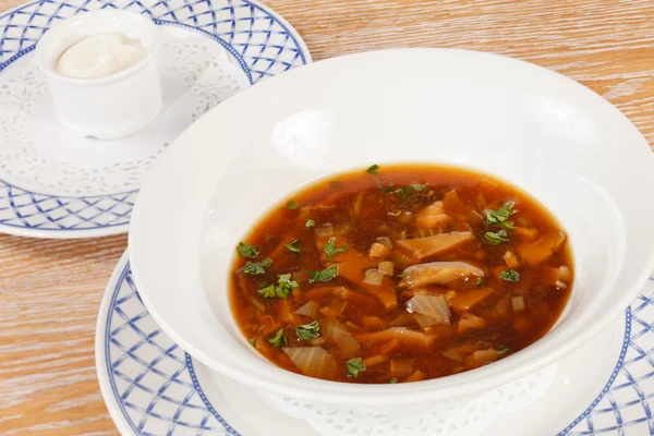 Fleischsuppe — Stockfoto