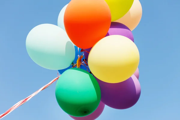 Palloncini nel festival della città — Foto Stock