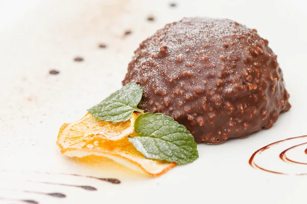 Choklad dessert — Stockfoto