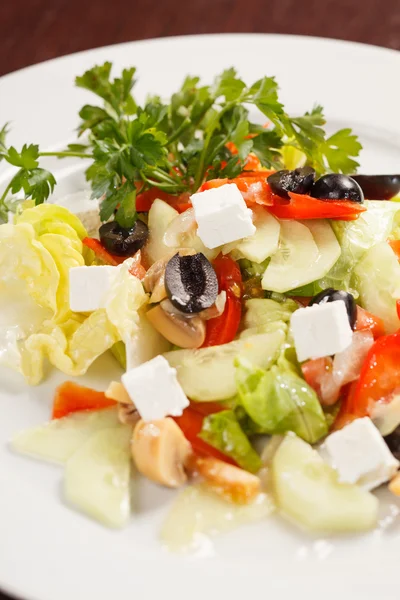 Griechischer Salat — Stockfoto