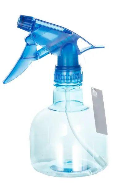 Синяя бутылка моющего средства — стоковое фото
