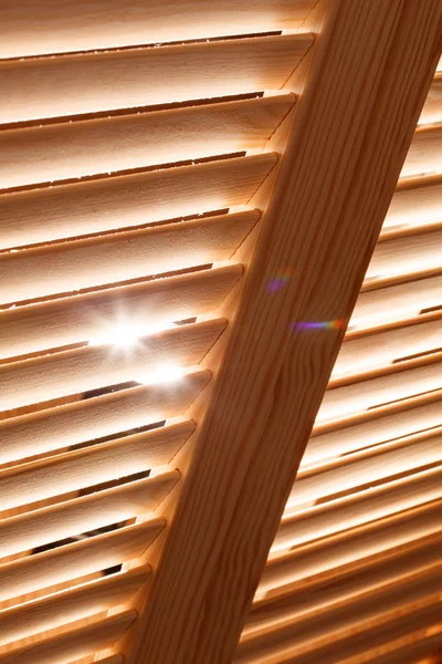 Ahşap blinds — Stok fotoğraf