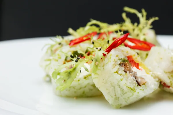Sushi med grönsaker — Stockfoto