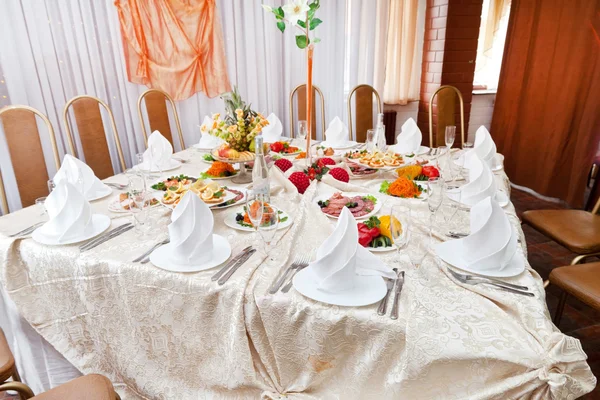 Wedding table setting — Stock Photo, Image