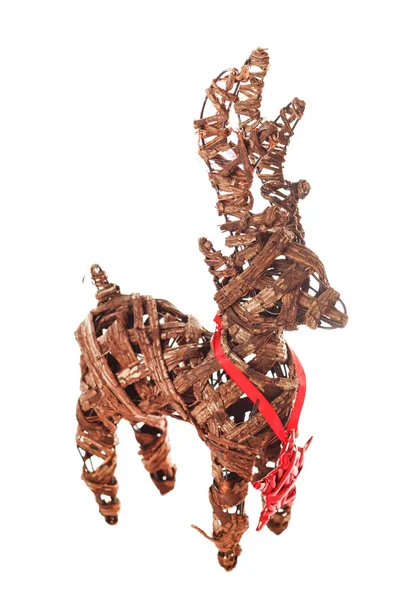 Weihnachtlicher Hirsch — Stockfoto