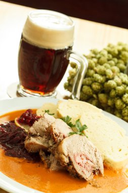 etli lahana ve patates püresi