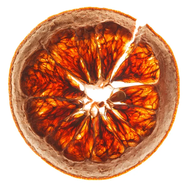 말린된 오렌지 슬라이스 — 스톡 사진