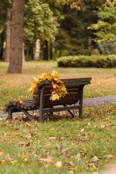 Stadspark på hösten — Stockfoto