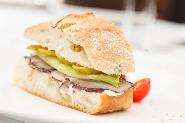 Lezzetli sandviç — Stok fotoğraf