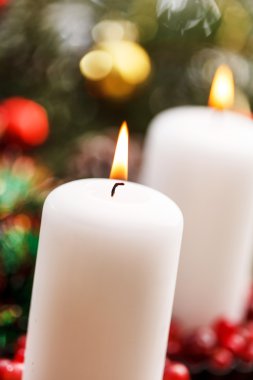 Mumlu Noel süslemeleri