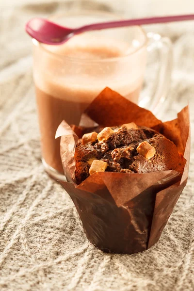 Pasteles con chocolate — Foto de Stock