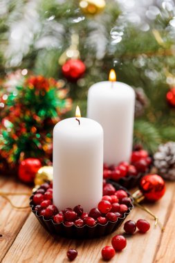 Mumlu Noel süslemeleri