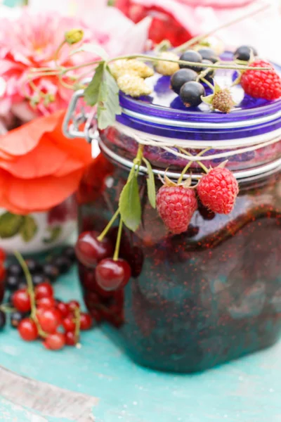 Berry jam — Stock Photo, Image