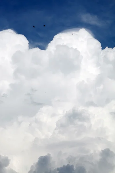 Драматичне небо з штормовими хмарами — стокове фото