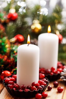 Mumlu Noel süslemeleri