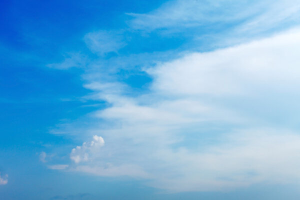 Blue sky with clouds