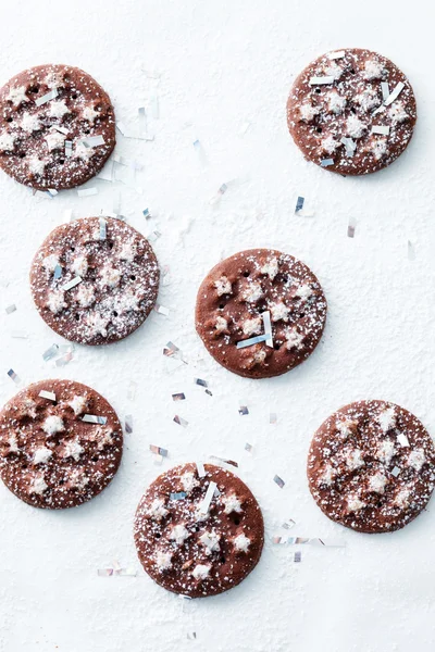 チョコレート クリスマス クッキー — ストック写真