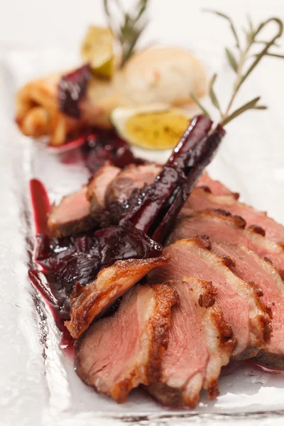 Roasted duck — Stock Photo, Image