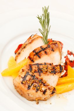 Sebzeli ızgara tavuk