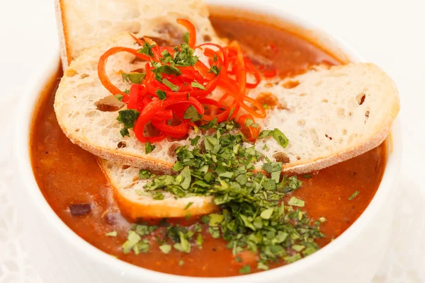 Tomatensuppe — Stockfoto