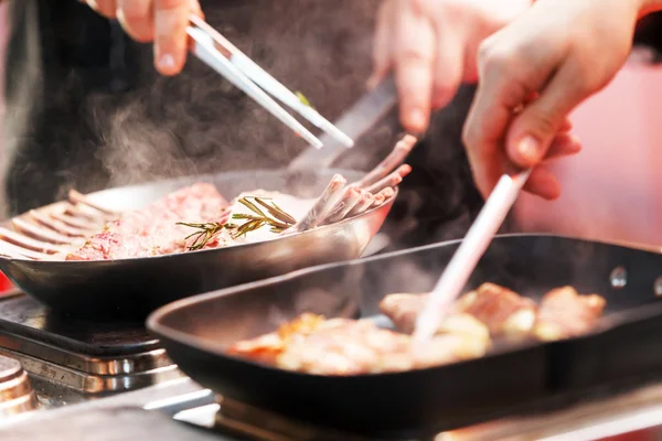 Chef at work — Stock Photo, Image