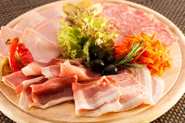 Meat plate — Stock Photo, Image