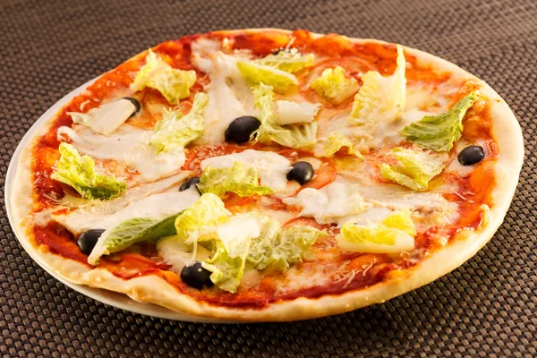 Pizza saporita — Foto Stock