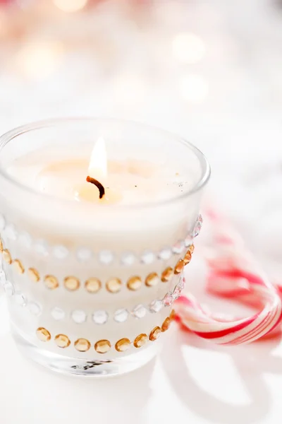 Candela di Natale — Foto Stock