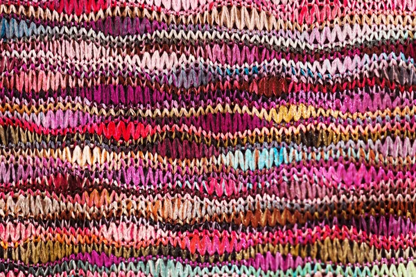 Tkaniny z kolorowy wzór — Zdjęcie stockowe