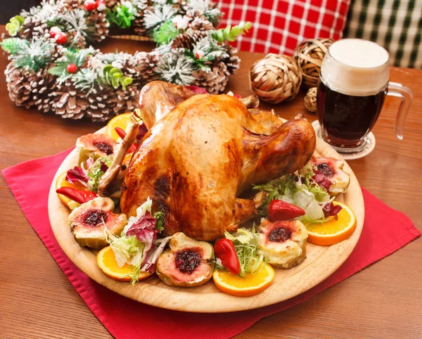 Christmas turkey — Stock Photo, Image