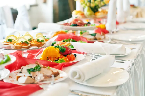 Wedding table setting — Stock Photo, Image