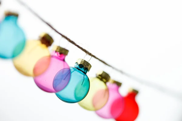 Bolas de Natal coloridas — Fotografia de Stock