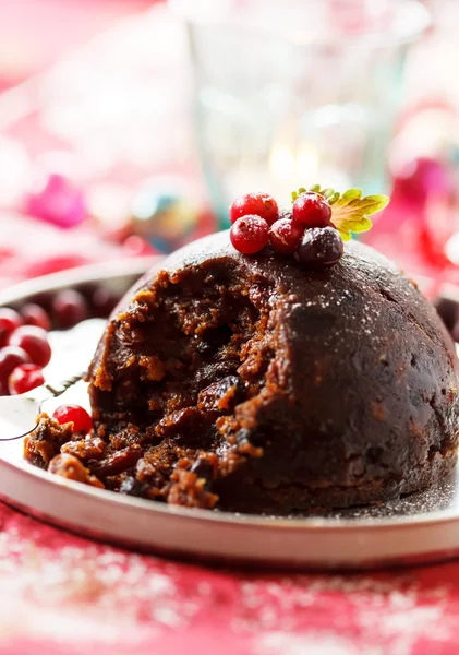 Budín de Navidad — Foto de Stock