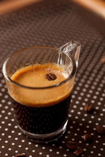 Coffee cup and beans — Stock Photo, Image