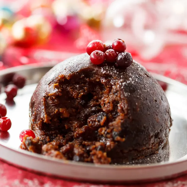 Christmas pudding — Stock Photo, Image