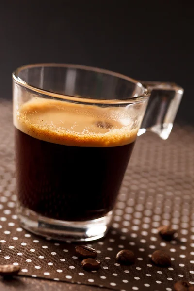 Coffee cup and beans — Stock Photo, Image