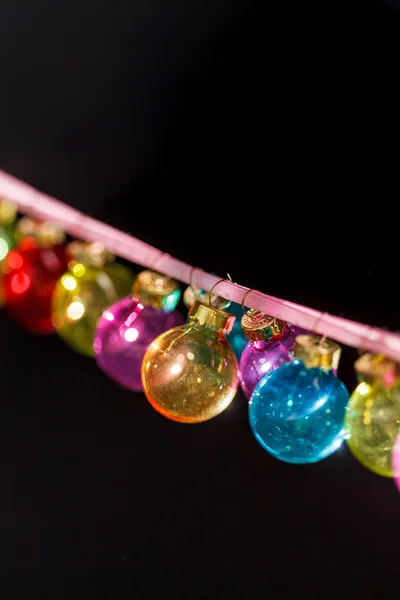 Bolas de Natal coloridas — Fotografia de Stock